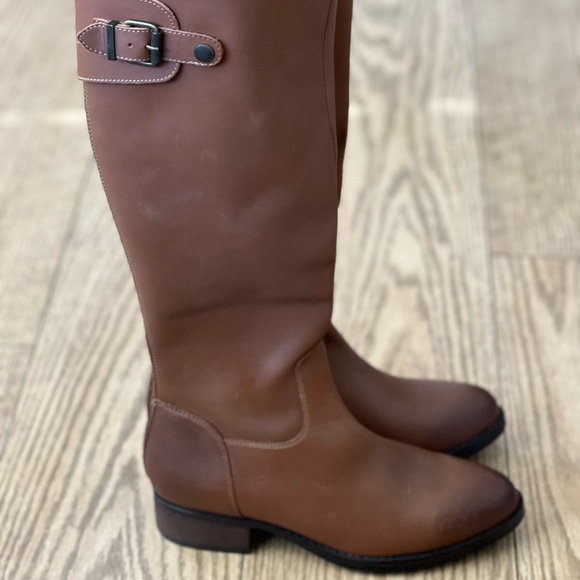 Brand new brown leather Steve Madden boots. - Picture 4 of 4